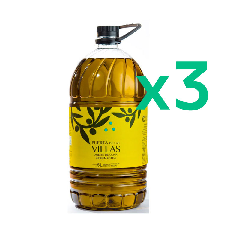 Pack 3x5L Aceite Oliva Virgen Extra